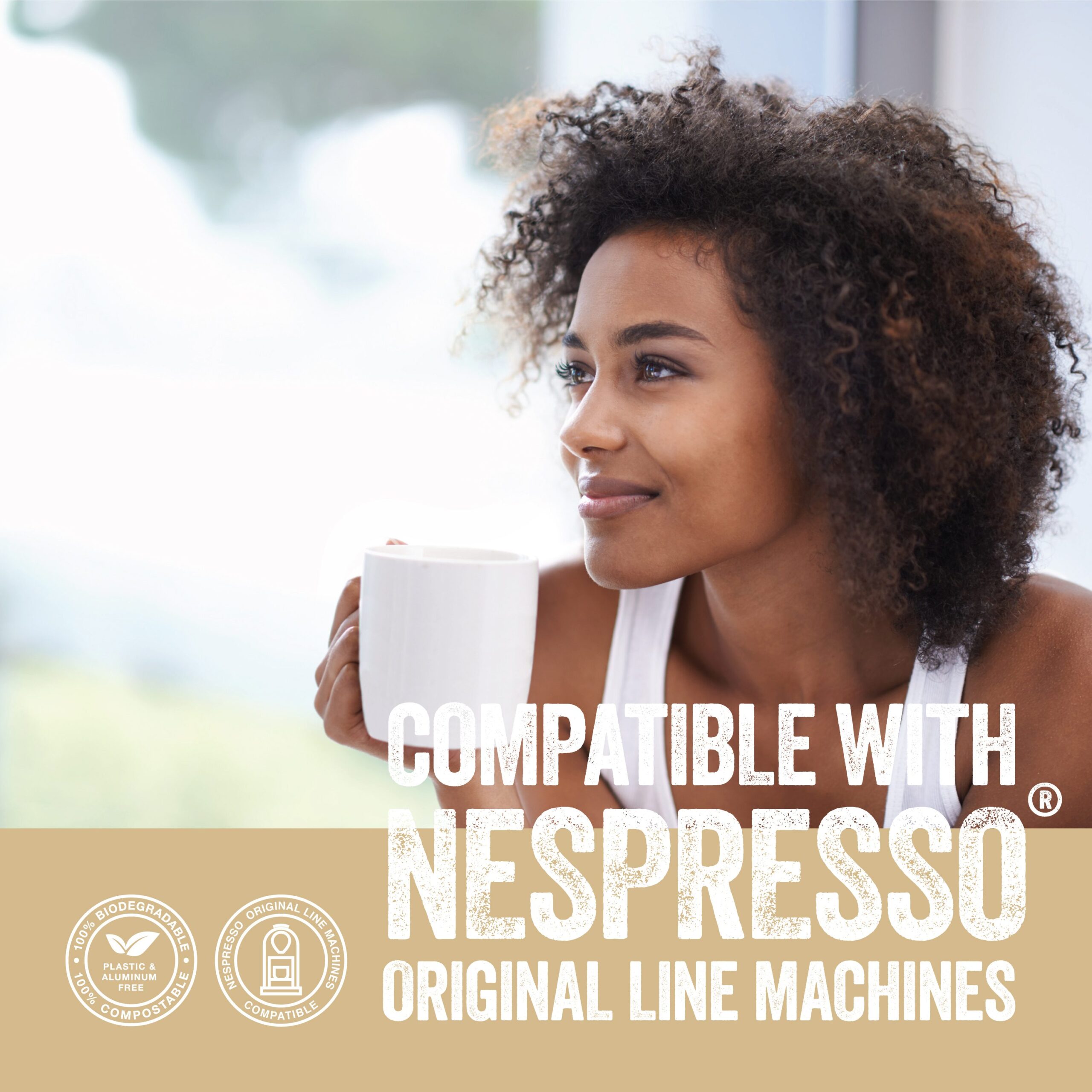 Instant® Compostable Espresso Capsules, Lungo Medium Roast, 10