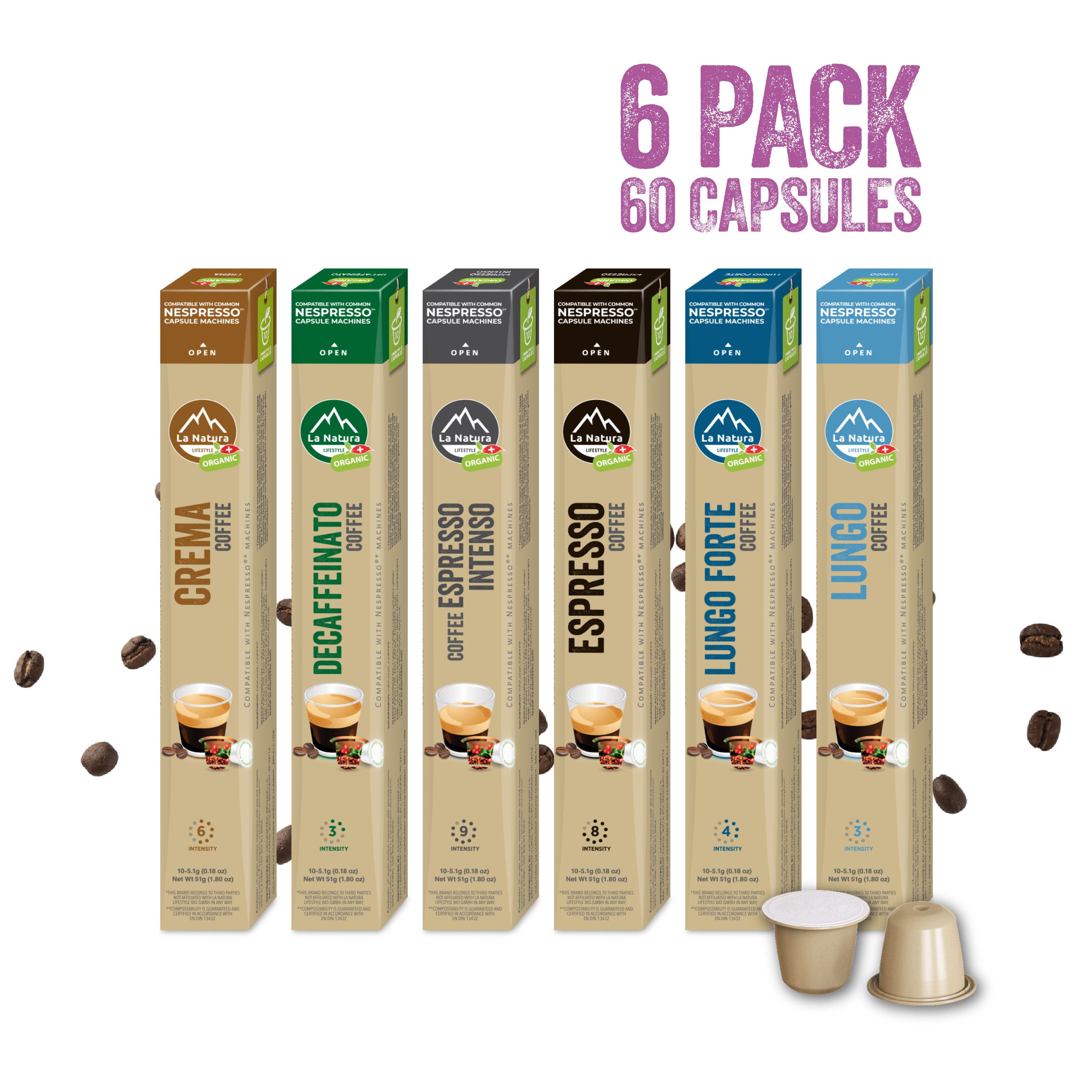  Nespresso Vertuo Pods Premium Variety Pack of 10