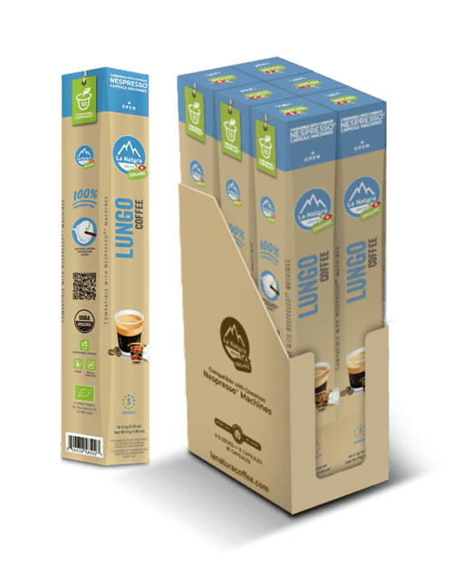 La Natura Organic Coffee Capsules - Lungo Roast - Combo