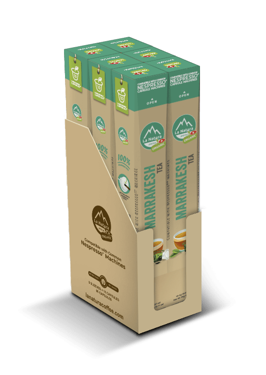 La Natura Organic Compostable Tea Capsules Marrakesh Tea