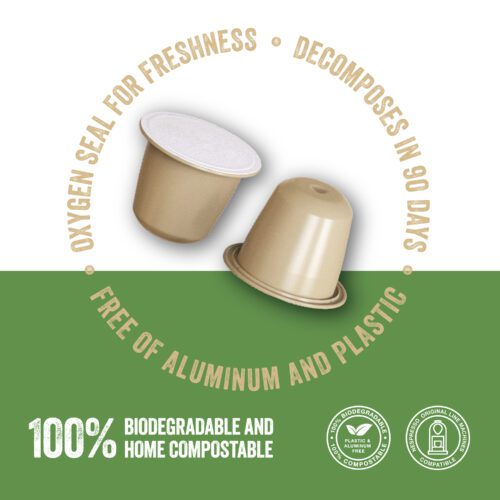 Peppermint Green Tea - Compostable Capsules