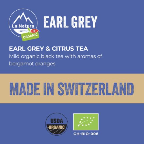 Earl Grey Tea - Made in Switzerland