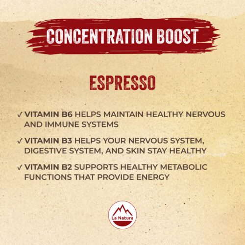 La Natura Concentration Boost Coffee - Espresso Roast