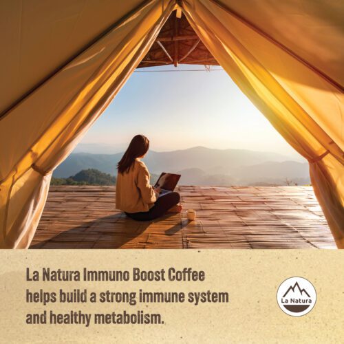 La Natura Immuno Boost Coffee - Lungo Roast - Builds a Strong Immune System