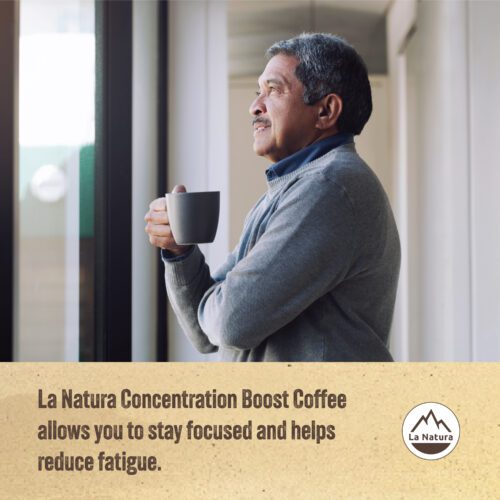 La Natura Lungo Concentration Boost Coffee Helps Reduce Fatigue