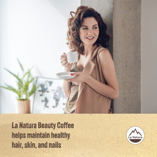 La Natura Beauty Coffee Builds Strong Hair Skin Nails