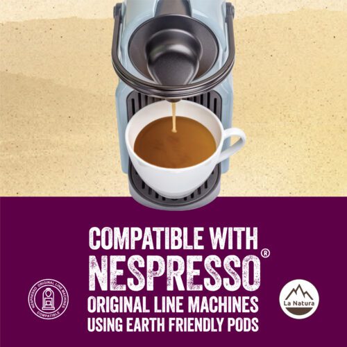 La Natura Beauty Coffee Lungo Roast Nespresso Compatible Pods
