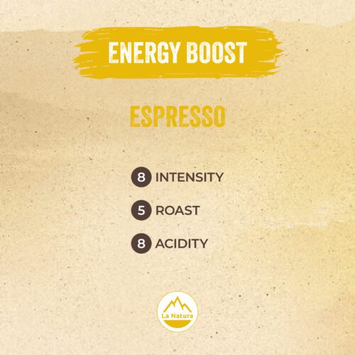 La Natura Espresso Roast Energy Boost Coffee