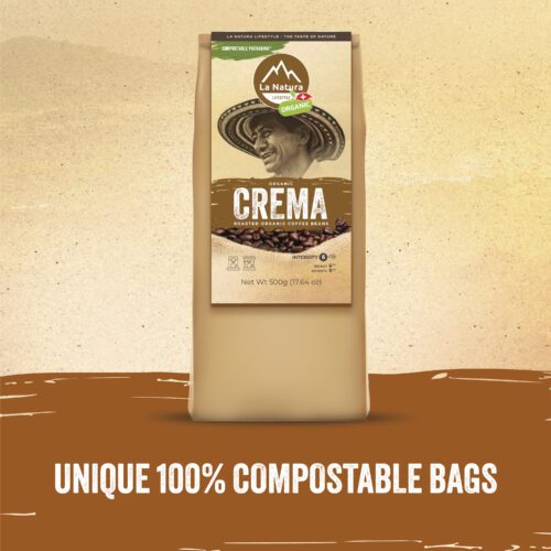 Unique Compostable Bags for Crema Coffee