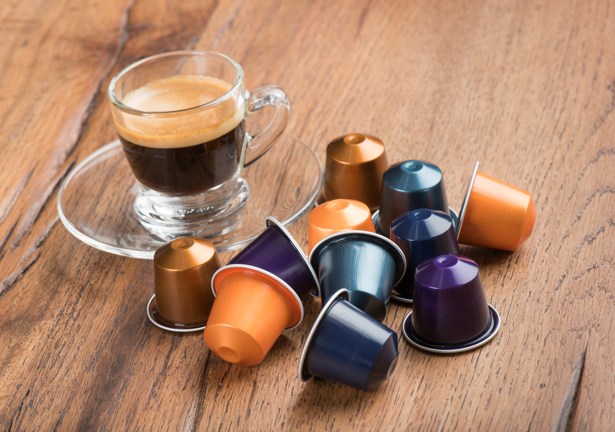 Cup of Coffee with Capsules